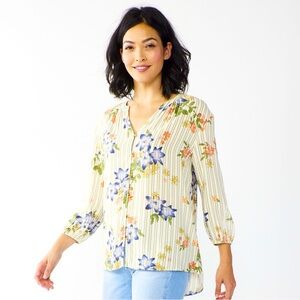 Sonoma flowy blouse